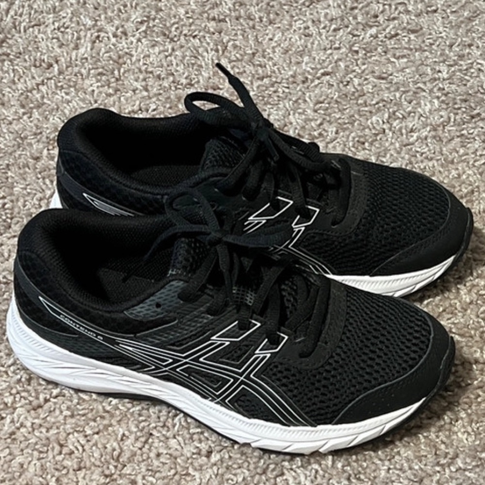 ASICS black sneakers